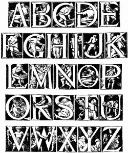 Godfrey Sykes alphabet